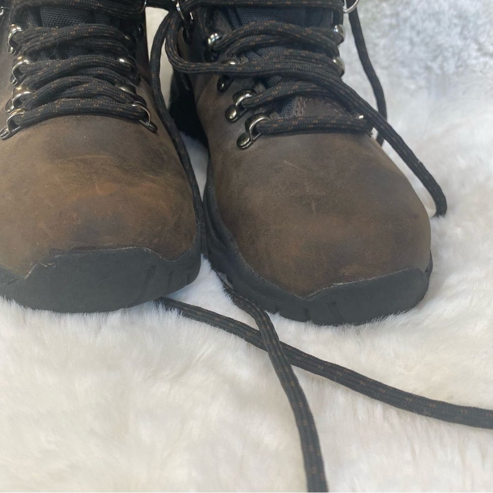 Alpine Design Grand woman brown leather waterproof hiking boots 6.5 - Picture 12 of 14